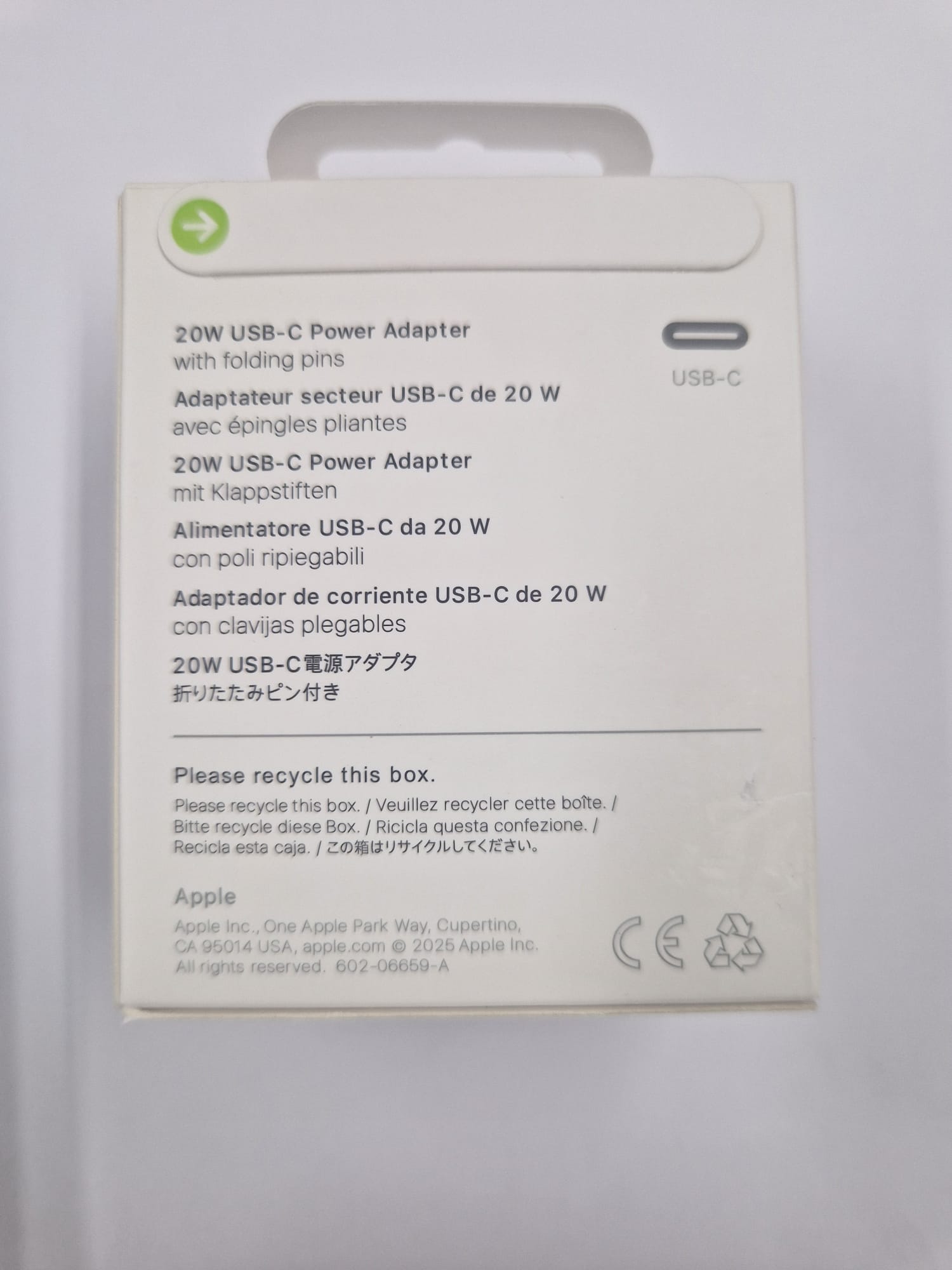 Apple 20W USB-C Adapter